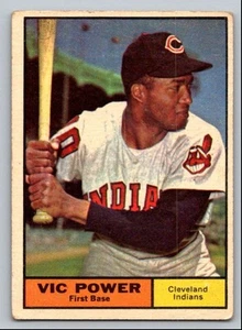 1961 TOPPS BASEBALL VIC POWER CLEVELAND INDIANS #255 - Picture 1 of 2