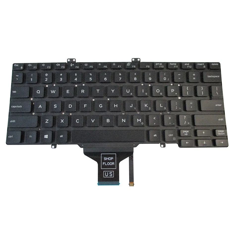 Teclado retroiluminado para laptops Dell Latitude 7400 RN86F Foto 1 de 1