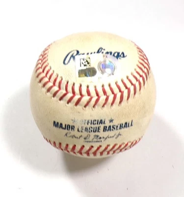 2024 New York Mets at Colorado Rockies Game-Used Baseball Brenton Doyle COA - Image 1 of 3