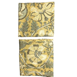 Pottery Barn Euro Shams 25x25 Inches Cotton Yellow Teal Gray Envelope - Picture 1 of 7