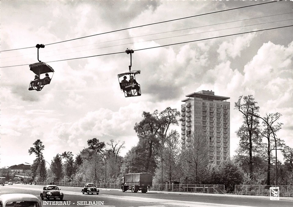 858288) AK Seilbahn Interbau Berlin Tiergarten  - Bild 1 von 1