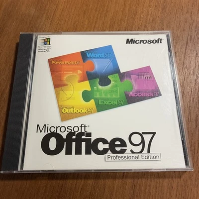 MICROSOFT OFFICE 97 PROFESSIONAL EDITION SR1 - CD-ROM - WITH PRODUCT KEY - Image 1 of 3