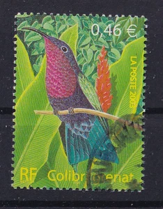 FRANKREICH Jahrgang 2003 Motiv Übersee Vögel Kolibris Michel 3688 Tagesstempel - Bild 1 von 1