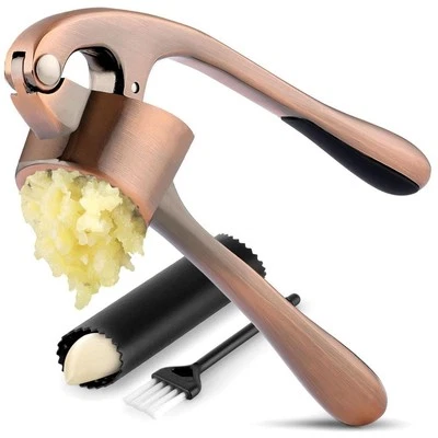 Zulay Kitchen  Large Premium Garlic Press Set - Bigger Bowl for Bigger Garlic - Image 1 of 4