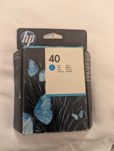 Hp 40 Ink Cartridge Deskjet 1200c /Deskjet1600c Cyan Dated Ireland Nov2011 - Picture 1 of 5