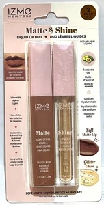 Izme Soft Matte Liquid Lipstick + Lip Glaze / Matte & Shine / Toasted Nude - Picture 1 of 3