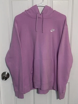 Nike Pullover Drawstring Hoodie Pink Women’s Size XXL - Image 1 of 4