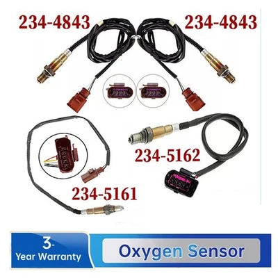 4pcs Up+Downstream Oxygen Sensor For 2013-2018 Audi S6 S7 S8 A8 Quattro 4.0L V8 - Image 1 of 4