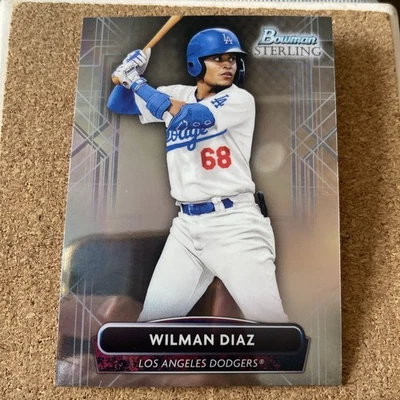 2022 Bowman Sterling - Prospects Wilman Diaz #BSP-100 (RC) - Image 1 of 2