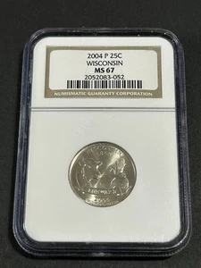 2004 p Washington Quarter ***NGC MS 67*** Wisconsin LOW Shipping!!! - Picture 1 of 2