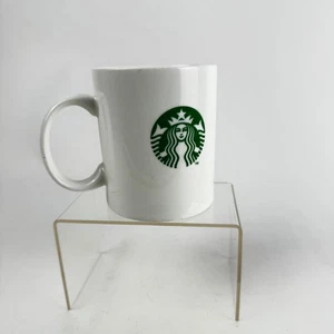 Starbucks  2014 White Coffee Mug Cup Classic Mermaid Siren Green Logo 12 oz. - Picture 1 of 4