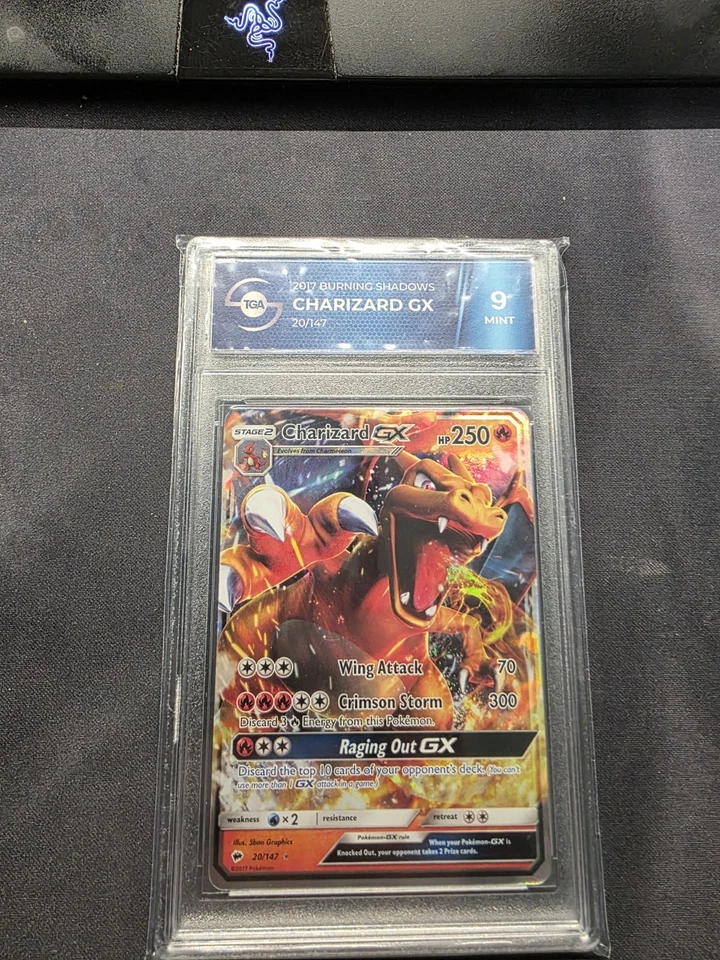 TGA graded 9 Mint Charizard Gx 20/147 - Image 1 of 1