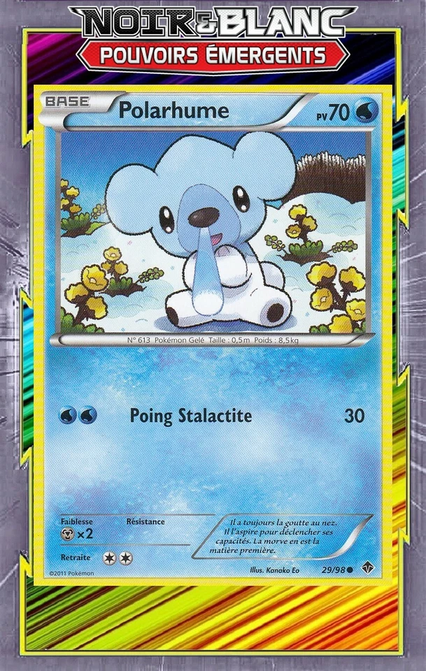 Polarhume - NB02:Pouvoirs Emergents - 29/98 - Carte Pokemon Française - Photo 1/1