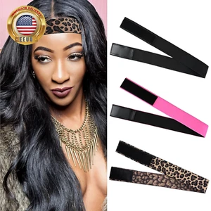 3 Pcs Elastic Wig Bands Front Laying Lace Melting Band Adjustable Wrap Wig Belt - Picture 1 of 8