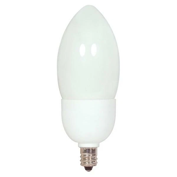 5 Watt Compact Fluorescent Candelabra Base 120V - SATCO-S7311 - Image 1 of 1