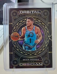 2022-23 Panini Obsidian ORBITAL Devin Booker GOLD Prizm SSP /10 Pack Fresh!