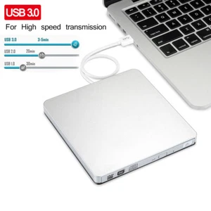 USB 3.0 External Slot DVD CD±RW Drive Burner Superdrive for MacBook Air Pro Mac - Picture 1 of 7