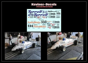 Calcomanías escala 1/32 para Scalextric Tyrrell 011 - 2 variaciones - Imagen 1 de 7