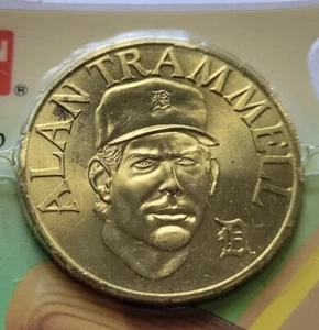 ALAN TRAMMELL Sport Stars Coleccionista 1990 con moneda de bonificación (SELLADA) MLB Detroit - Imagen 1 de 7