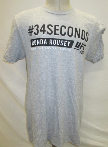 Ronda Rousey UFC Men's 190 Graphic T-Shirt Cover