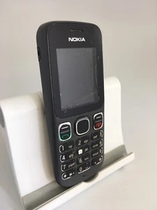 Nokia 100 1.8" EE Network Black Mobile Phone Handset Cracked Incomplete - Picture 1 of 12