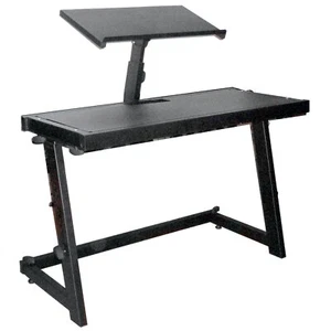 IBIZA DS20 DJ PULT MOBILER TISCH LAPTON HALTERUNG WORKSTATION MUSIK EVENT BÜHNE - Bild 1 von 2