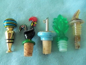 MURANO WINE AND BOTTLE STOPPERS - Picture 1 of 4