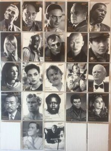 James Bond in Motion Bond Villains Chase Card Set F42- F63 22 Cards