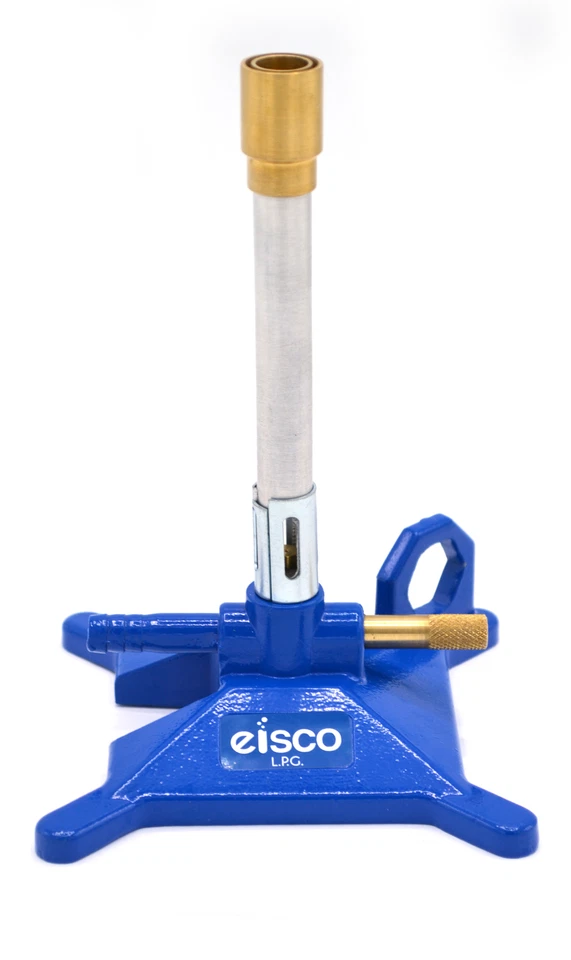 Eisco Labs Nextgen Bunsen Burner StabiliBaseTM Anti-tip Design With Handle Wit