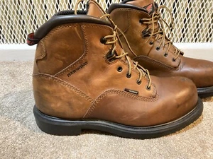 Redwing Stahlkappe Arbeit Sicherheitsstiefel 4437 Made USA Größe 11,5 Braun Arbeitsstiefel Schuh E - Bild 1 von 18