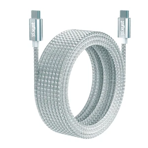 Cable de carga y sincronización Xyst trenzado USB-C a USB-C 10 pies para carga rápida de dispositivos - Imagen 1 de 7