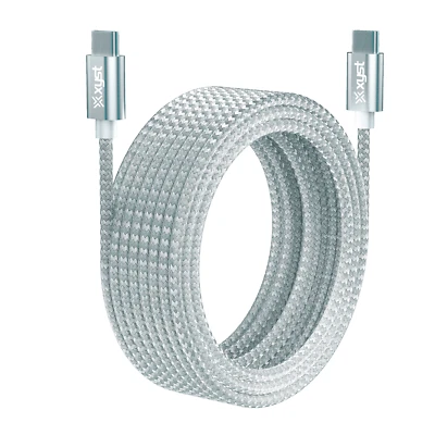 Xyst Braided USB-C to USB-C Charge and Sync Cable 10Ft for Fast Device Charging - Image 1 of 4