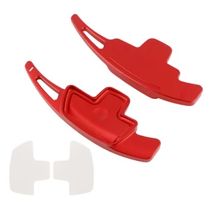 Steering Wheel Paddle Shifter For Benz C GLC E 2015-2022 Aluminium Red QS - Picture 1 of 13
