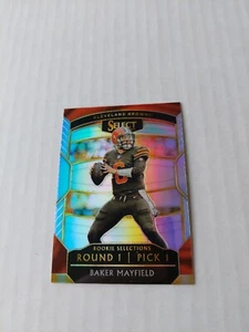 2018 Panini Select Rookie Selections Baker Mayfield #RS-1 Rookie RC - Foto 1 di 2
