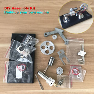 DIY Assembly Stirling Engine Model Toy Mini Build-up Hot Air Generator Motor Toy