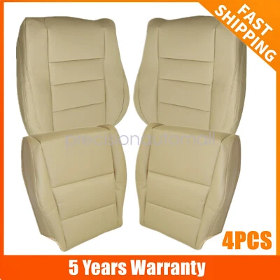 Driver & Passenger Side Seat Cover Tan For 2010 2011 2012 Honda Accord 4-Door Foto 1 de 4