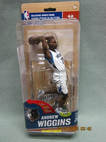 ANDREW WIGGINS, Minnesota Timberwolves, ROOKIE McFARLANE NBA 26 Figure Cover