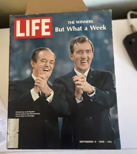 Vintage LIFE Magazine September 6, 1968 "The Winners But What A Week" - Picture 1 of 9