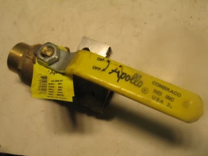 NEU APOLLO 32-205-01 BRONZE 1" SCHWITZKUGELHAHN 400WOG 0387 - Bild 1 von 3