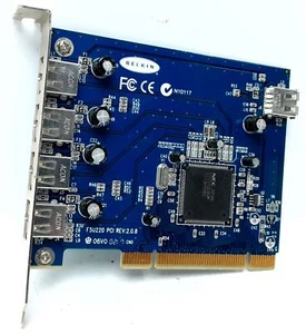 Belkin PCI USB 2.0 Adapter Card FU220 - Picture 1 of 6