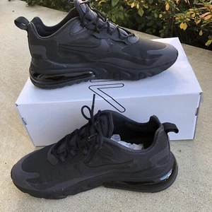 NUOVE scarpe da uomo Nike Air Max 270 React AO4971-003 NERE Air270 nuove con scatola - Foto 1 di 8