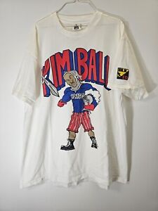 T-shirt graphique vintage années 90 Kimball Knights Dallas TX lycée XL