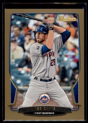 2013 Bowman Gold Ike Davis  #72 New York Mets - Image 1 of 2