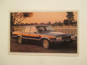 AK 1982 Mercury Zephyr Auto Automobile - Bild 1 von 2
