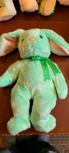 TY Beanie Babies Buddies Large Hippity - 35 cm / 14" - The Green Rabbit 1998 - Bild 1 von 1