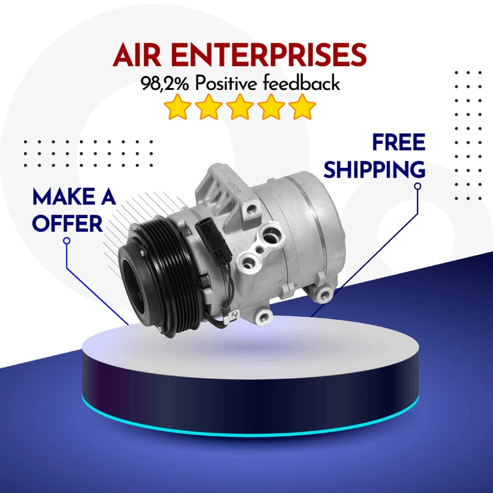 压缩机 A/C Fit 福特 Fusion 2006 - 2007,Lincoln Zephyr 06,Mercury 米兰 06-07 — 第 1/1 张图片