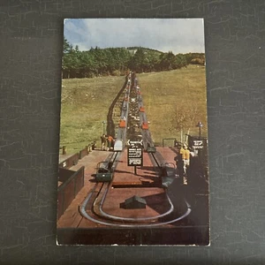 ROADTRIP Chrome Postcard MT. CRANMORE SKIMOBILE North Conway NH Mike Roberts - Picture 1 of 2