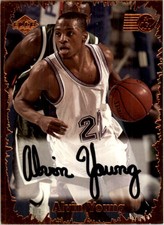 1999 Collector's Edge Rookie Rage Pro Signatures #45 Alvin Young Autograph  