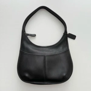 Bolso de Hombro OLD COACH 9033 Vintage Cuero Negro Hecho en EE. UU. Raro Usado - Imagen 1 de 9