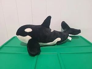 Sea World Shamu Orca Killer Whale Plush Stuffed Animal Toy Shamu 17in.  Vintage - Picture 1 of 6